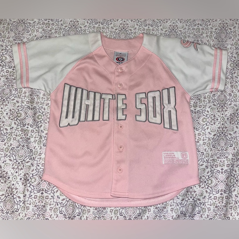 White Sox Kids Pink Baseball Jersey